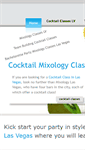 Mobile Screenshot of mixologyclasseslv.com